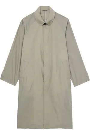 mfpen Raglan-sleeves button-up coat