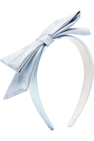 HUCKLEBONES LONDON Metallic bow headband