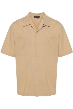 HERNO Short-sleeve cotton shirt