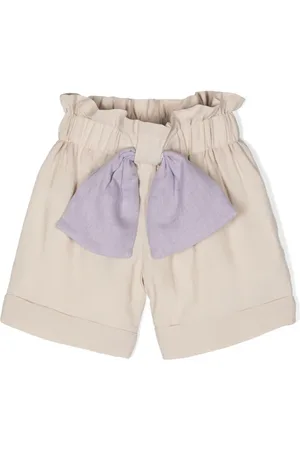 LA STUPENDERIA Bow-detail shorts