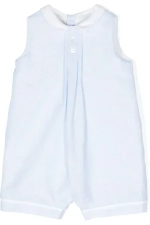 LA STUPENDERIA Pagliaccetto linen rompers