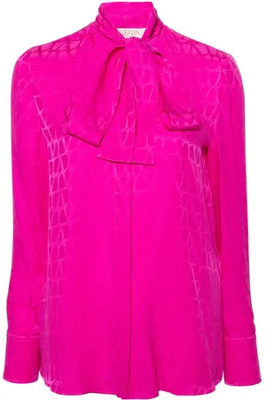 VALENTINO GARAVANI Toile Iconographe silk blouse