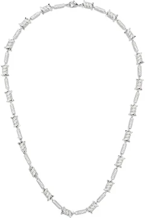 DARKAI Barbed Wire pavé necklace