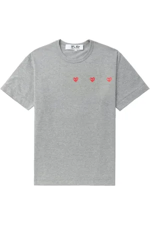 Comme des Garçons Triple Hearts cotton T-shirt