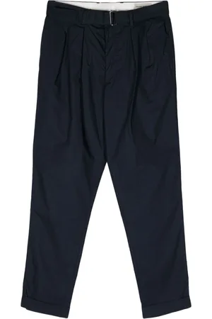 OFFICINE GENERALE Pleat-detail tapered trousers