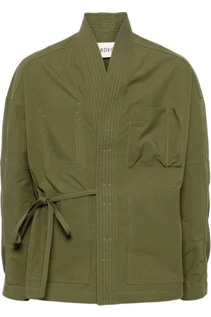 Mordecai Multi-pocket wrap-around jacket