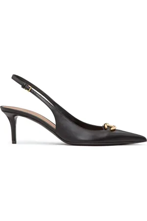 VALENTINO GARAVANI VLogo Signature leather slingback pumps