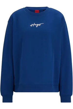 HUGO BOSS Logo-embellished cotton-blend sweatshirt