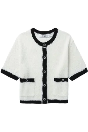 B+AB Pointelle-knit cardigan