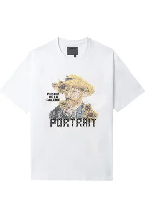 Musium Div. Van Gogh-print short-sleeve T-shirt