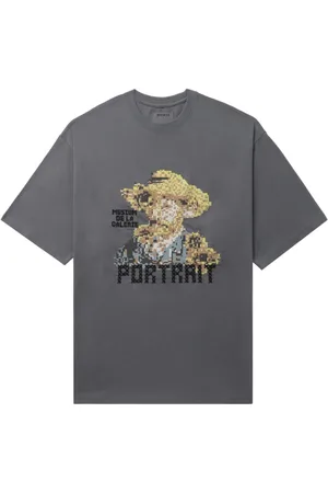 Musium Div. Van Gogh-print short-sleeve T-shirt