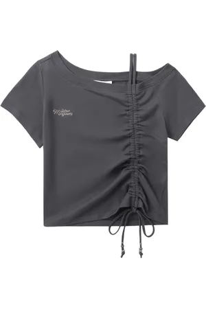 Musium Div. Ruched cotton T-shirt