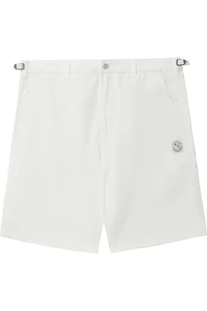 Izzue Logo-appliquéd cotton shorts