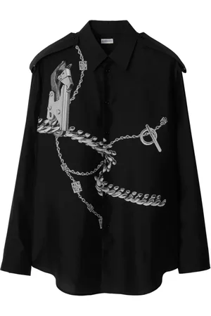Burberry Knight Hardware-print shirt