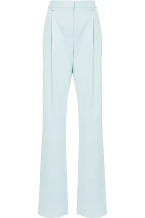Stella McCartney Pleat-detail straight-leg trousers