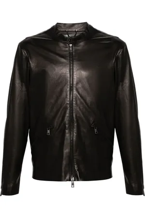 GIORGIO BRATO Zip-up leather jacket