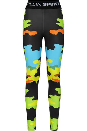 Philipp Plein Camouflage-print leggings
