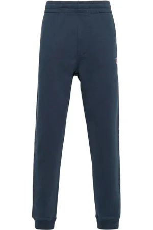 Maison Kitsuné Logo-patch cotton track trousers