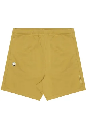 A Bathing Ape Logo-patch elasticated-waist shorts