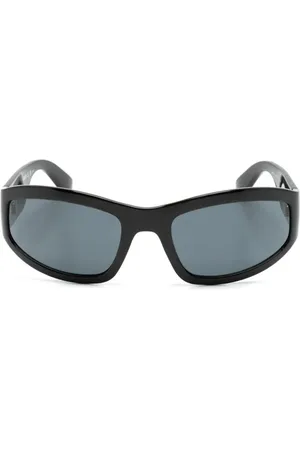 Moschino Biker-style frame sunglasses