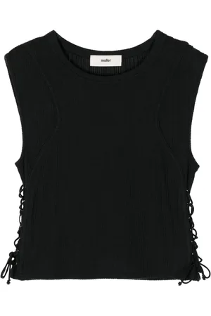 Muller Of Yoshiokubo Lace-up sleeveless top