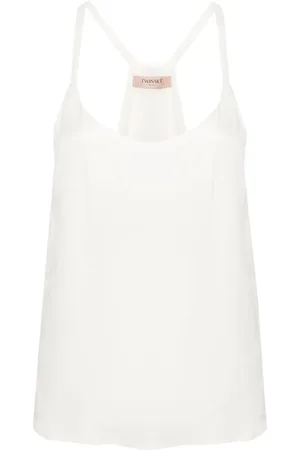 Twin-Set V-neck racerback tank top