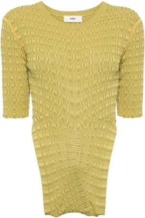 Muller Of Yoshiokubo Patterned-intarsia knitted top
