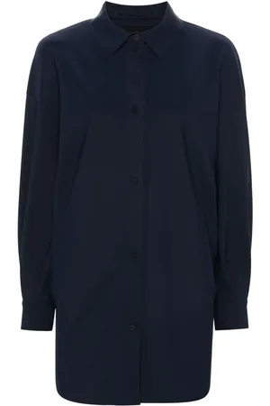 HERNO Logo-engraved shirt jacket