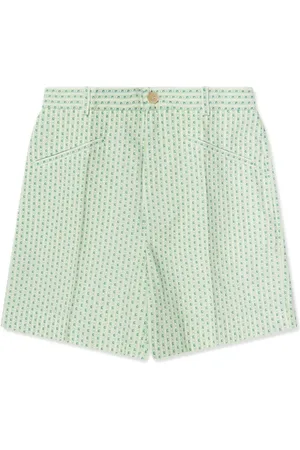 Gucci GG intarsia-knit cotton shorts