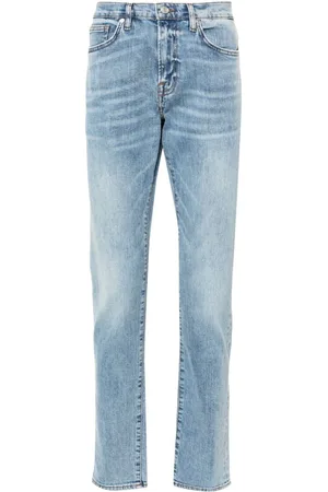 Frame Mid-rise slim-fit jeans