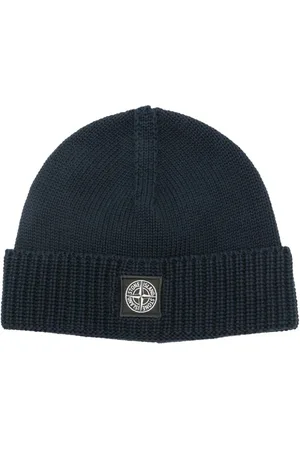 Stone Island Compass-motif knitted beanie