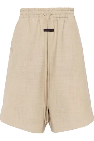FEAR OF GOD Logo-tag wool shorts