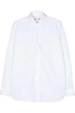 LUIGI BORRELLI NAPOLI Poplin cotton shirt