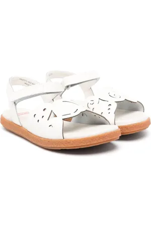 Camper Miko Twins laser-cut detail sandals