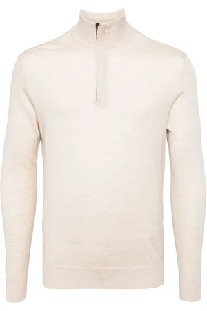 N.PEAL Regent FG half-zip jumper