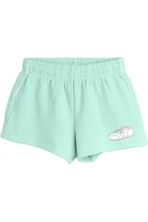 Mini Rodini Graphic-print organic cotton track shorts