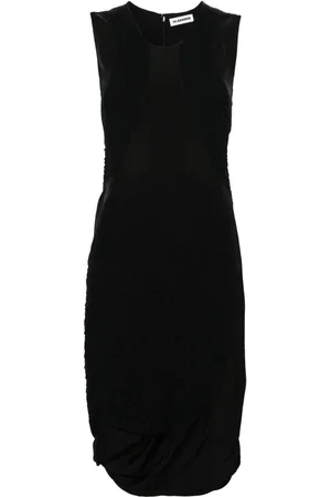 Jil Sander Knitted-panels puffball dress