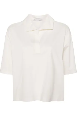 Moncler Logo-patch jersey polo shirt