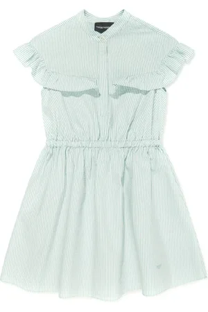 Emporio Armani Striped seersucker minidress