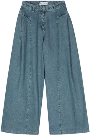 REMAIN Mid-rise wide-leg jeans