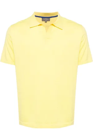 N.PEAL Fine-knit polo shirt