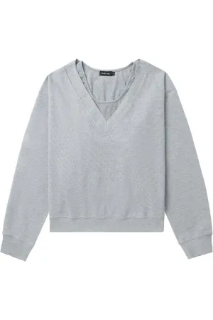 tout a coup Drop-shoulder layered sweatshirt