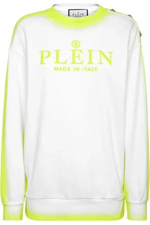 Philipp Plein Logo-embroidered cotton sweatshirt