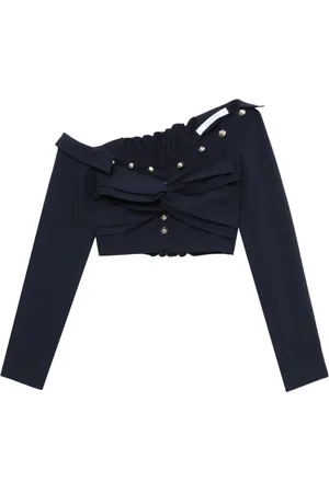 Rokh One-shoulder crop top