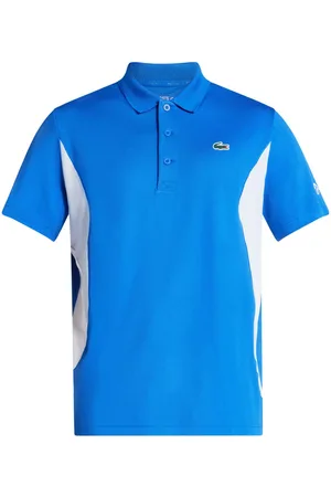 Lacoste X Novak Djokovic logo-embroidered polo shirt