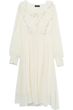 tout a coup Ruffle-detail midi dress