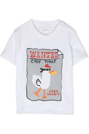 Stella McCartney Seagull Bandit cotton T-shirt