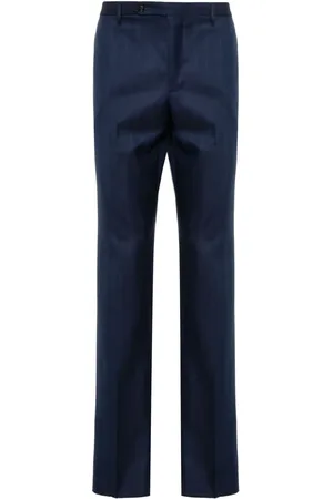 ROTA Herringbone wool trousers