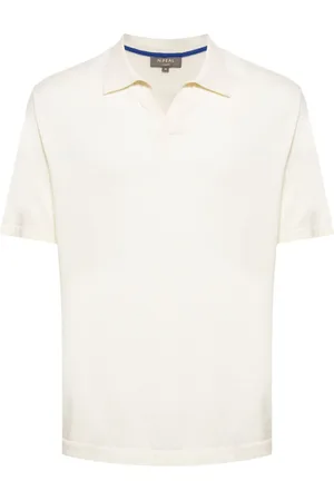 N.PEAL Fine-knit polo shirt