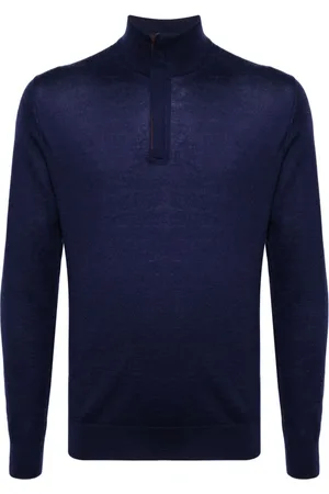 N.PEAL Regent FG half-zip jumper